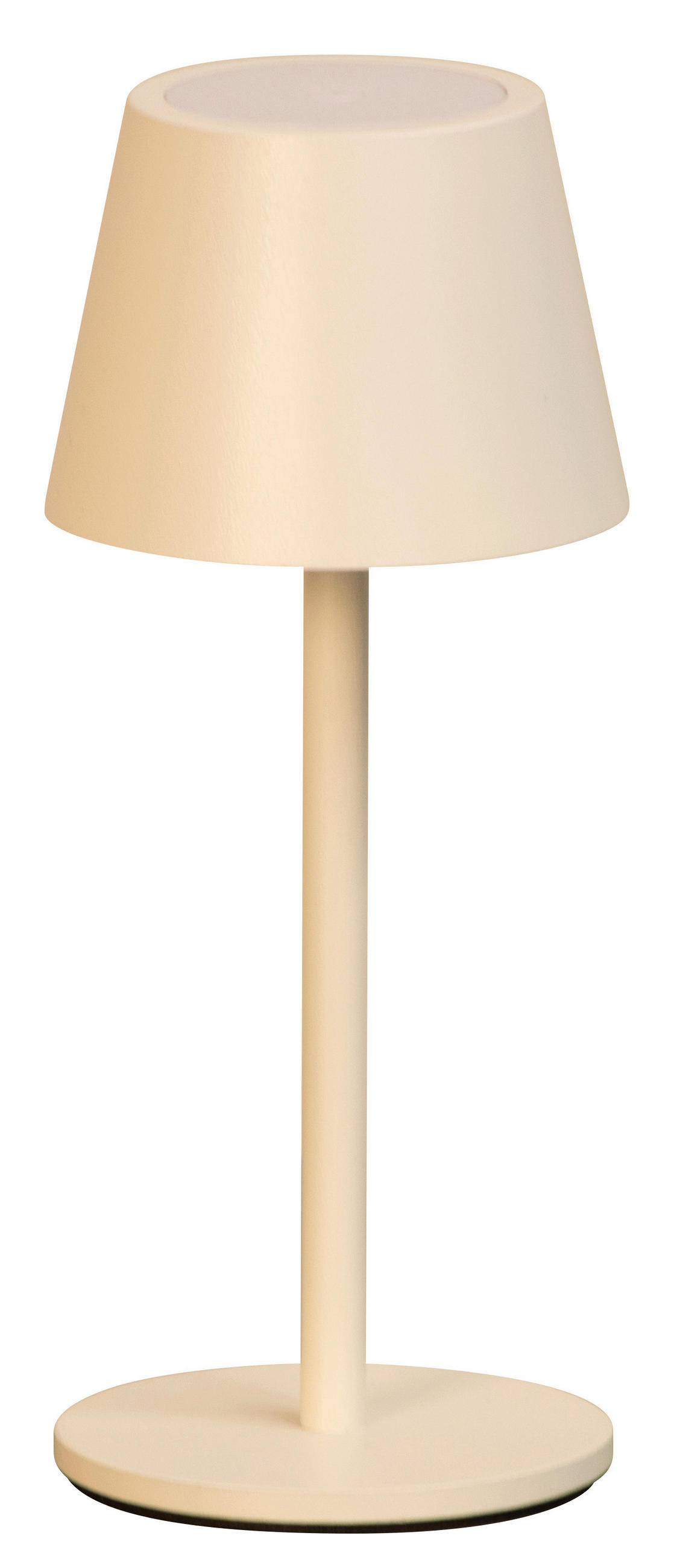 XXXLutz Akku-Tischleuchte Salerno Beige 20 cm