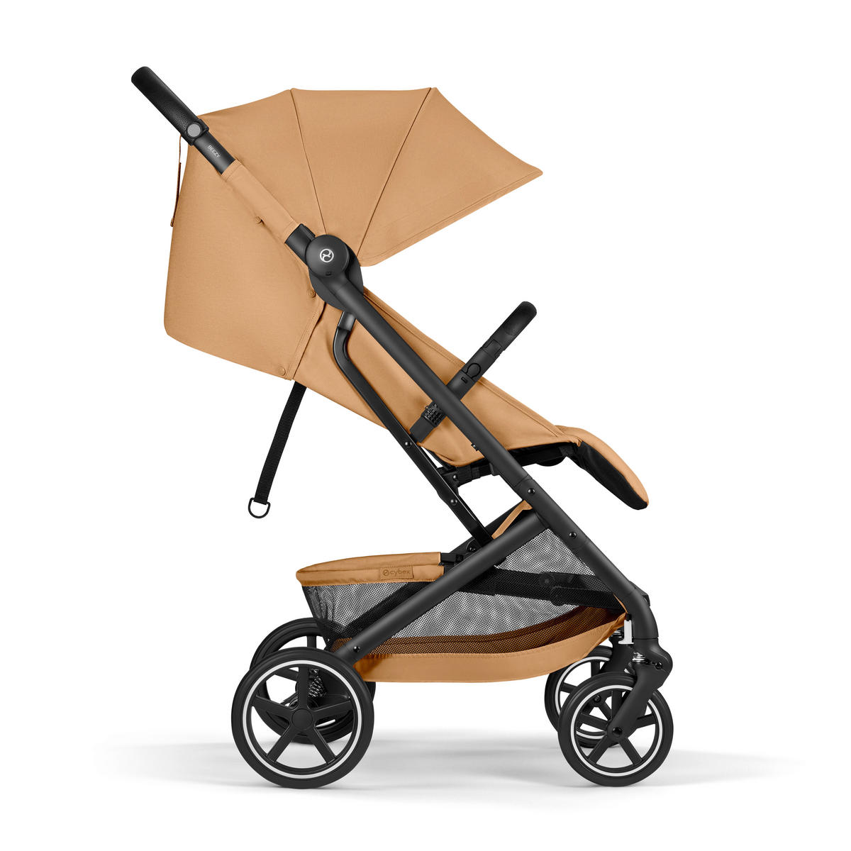 BUGGY BEEZY BLK  - Dunkelgelb/Schwarz, Basics, Kunststoff/Textil (82/45,5/107cm) - cybex GOLD
