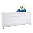 SIDEBOARD 190/83/40 cm - Chromfarben/Weiß, Design, Holzwerkstoff/Metall (190/83/40cm) - Xora SIDEBOARD 190/83/40 cm - Chromfarben/Weiß, Design, Holzwerkstoff/Metall (190/83/40cm) - Xora