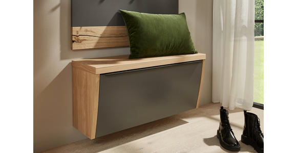 GARDEROBE 4-teilig  in 200/200/32 cm  - Eichefarben/Grau, Design, Holz/Holzwerkstoff (200/200/32cm) - Dieter Knoll