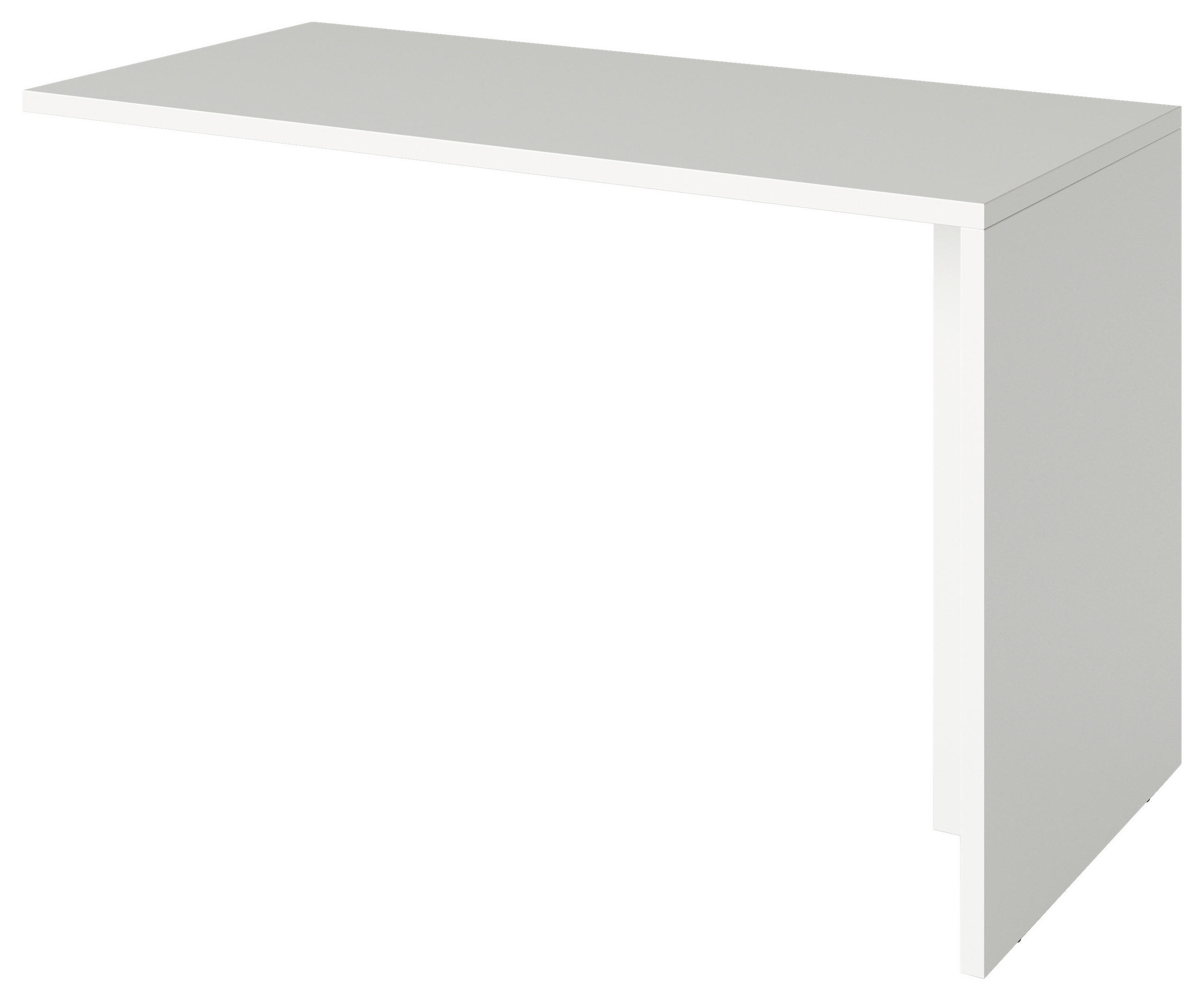 Mid.you Schreibtisch Fortuna Weiß 58x75x120 cm