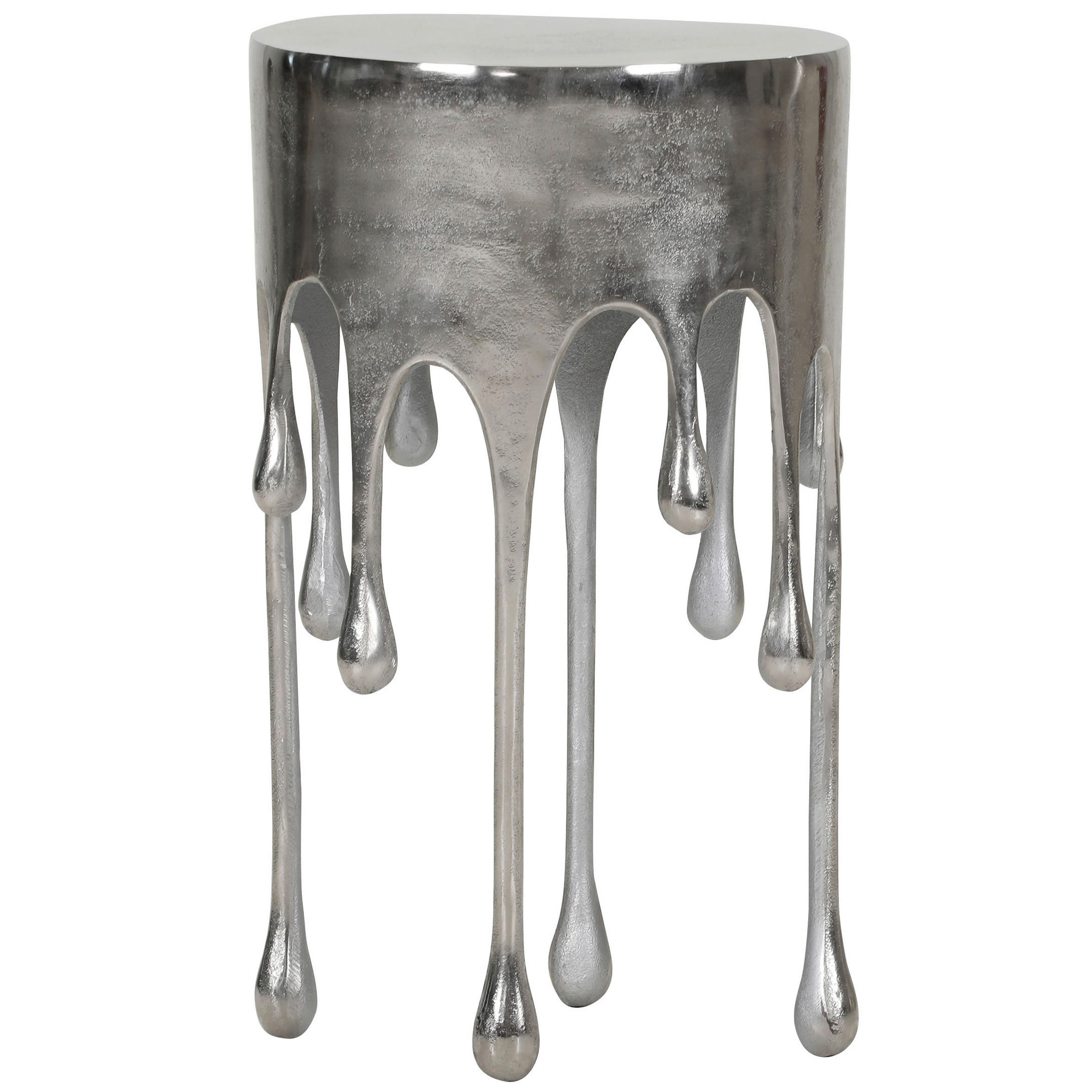 BEISTELLTISCH Metall 37/37/64 cm  - Silberfarben, Modern, Metall (37/37/64cm) - Ambia Home