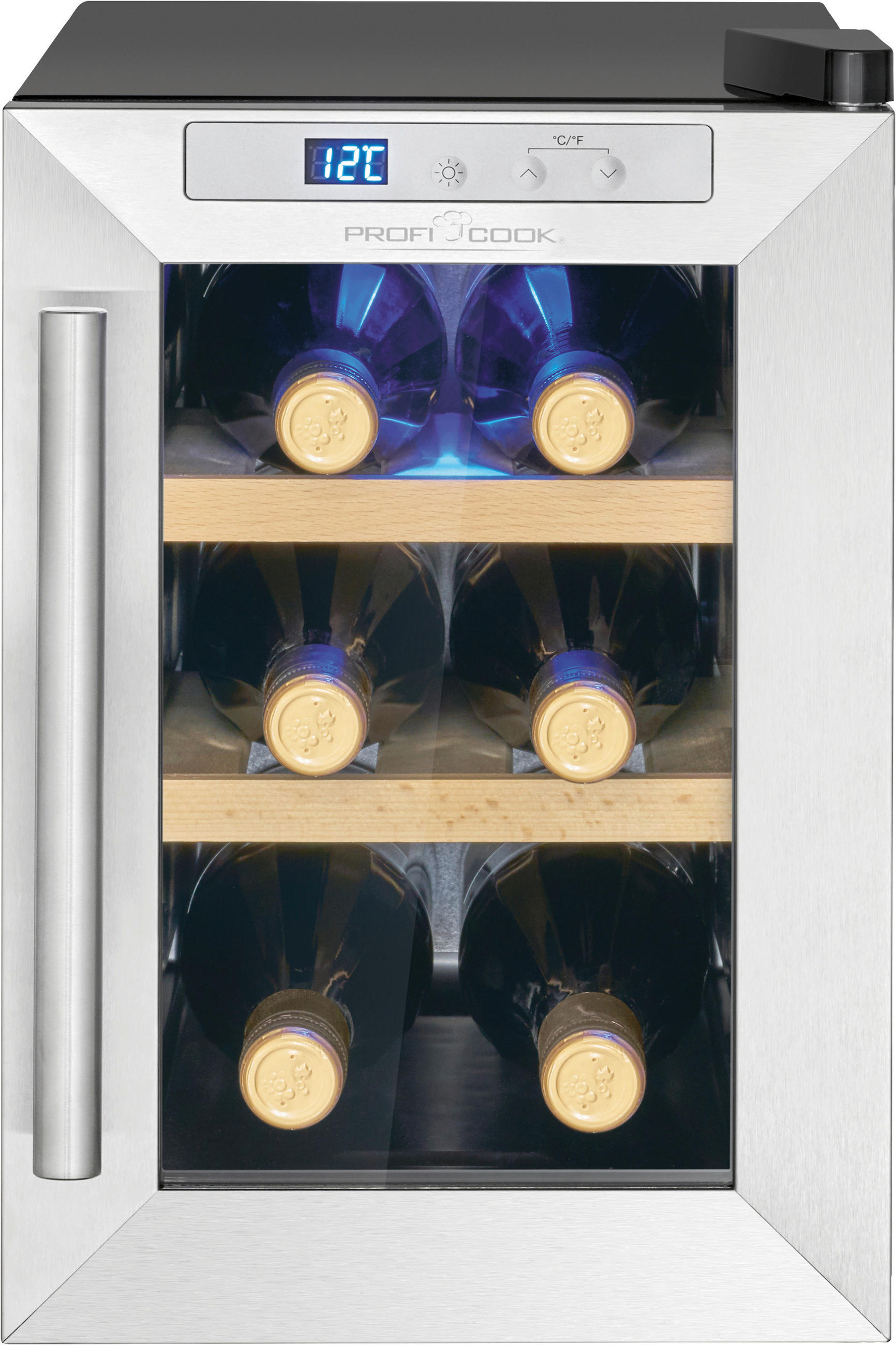 WEINKÜHLSCHRANK PC-WK 1231  - LIFESTYLE, Glas/Kunststoff (50/24,6/39,5cm) - Atrigo