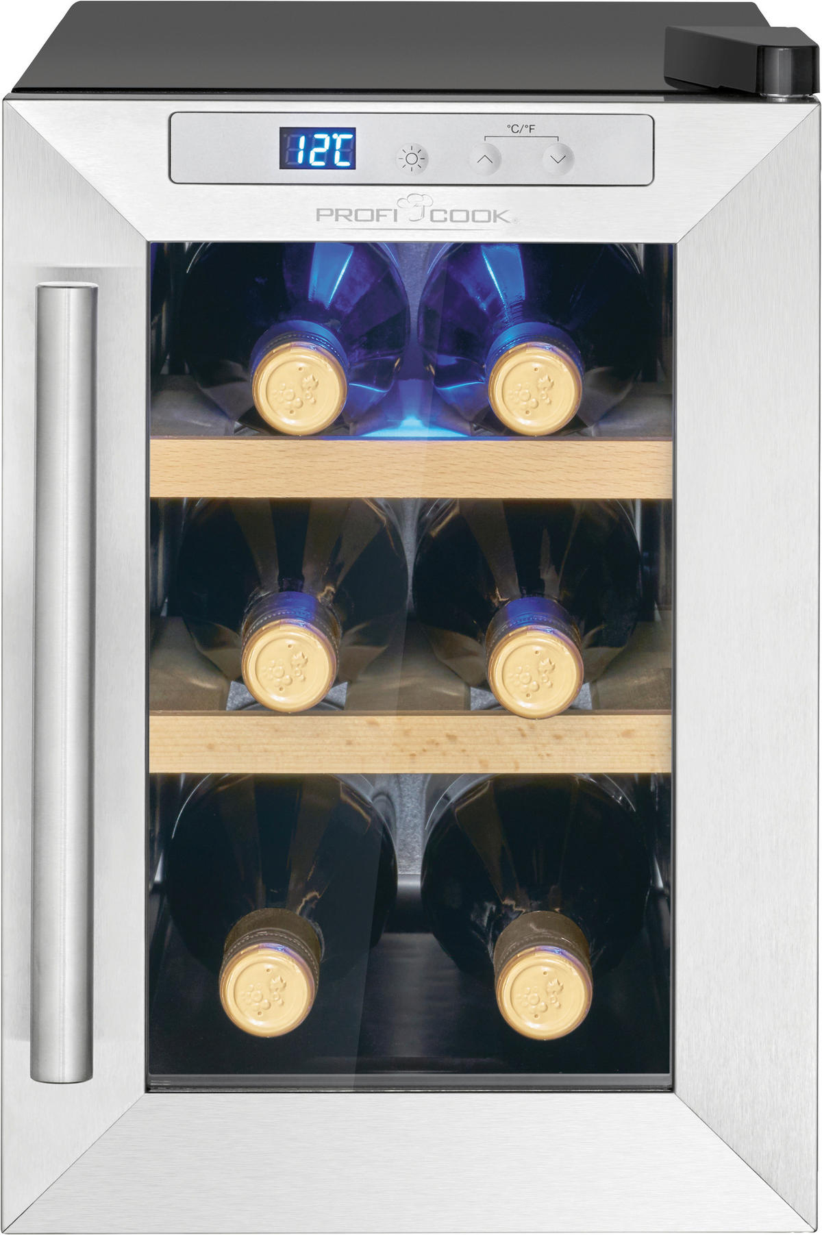WEINKÜHLSCHRANK PC-WK 1231  - LIFESTYLE, Glas/Kunststoff (50/24,6/39,5cm) - Atrigo