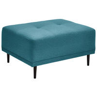 HOCKER Textil Petrol  - Petrol/Schwarz, Modern, Holz/Textil (88/45/72cm) - Ti'me