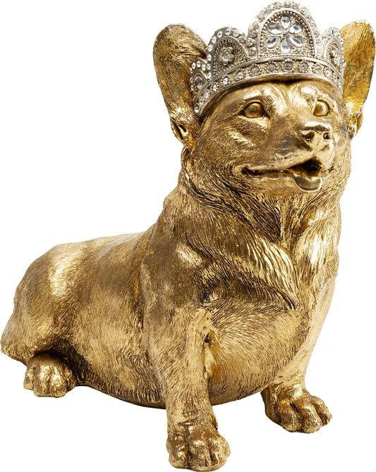 DEKOHUND - Goldfarben, MODERN, Kunststoff (45/37/23cm)