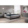 POLSTERBETT 180/200 cm  in Grau  - Schwarz/Naturfarben, Trend, Holz/Textil (180/200cm) - home24
