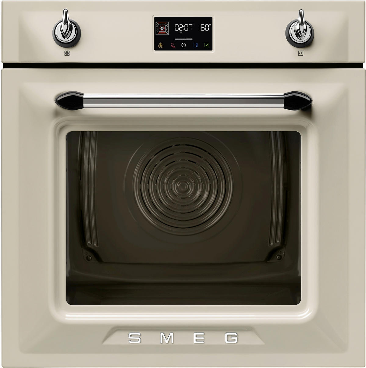 EINBAUBACKOFEN SOP6902S2PP  - Creme, Basics, Glas/Metall (59,7/59,2/54,8cm) - SMEG