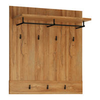 GARDEROBNI PANEL - barve hrasta, Konvencionalno, leseni material (92,8/101/32,5cm) - Venda