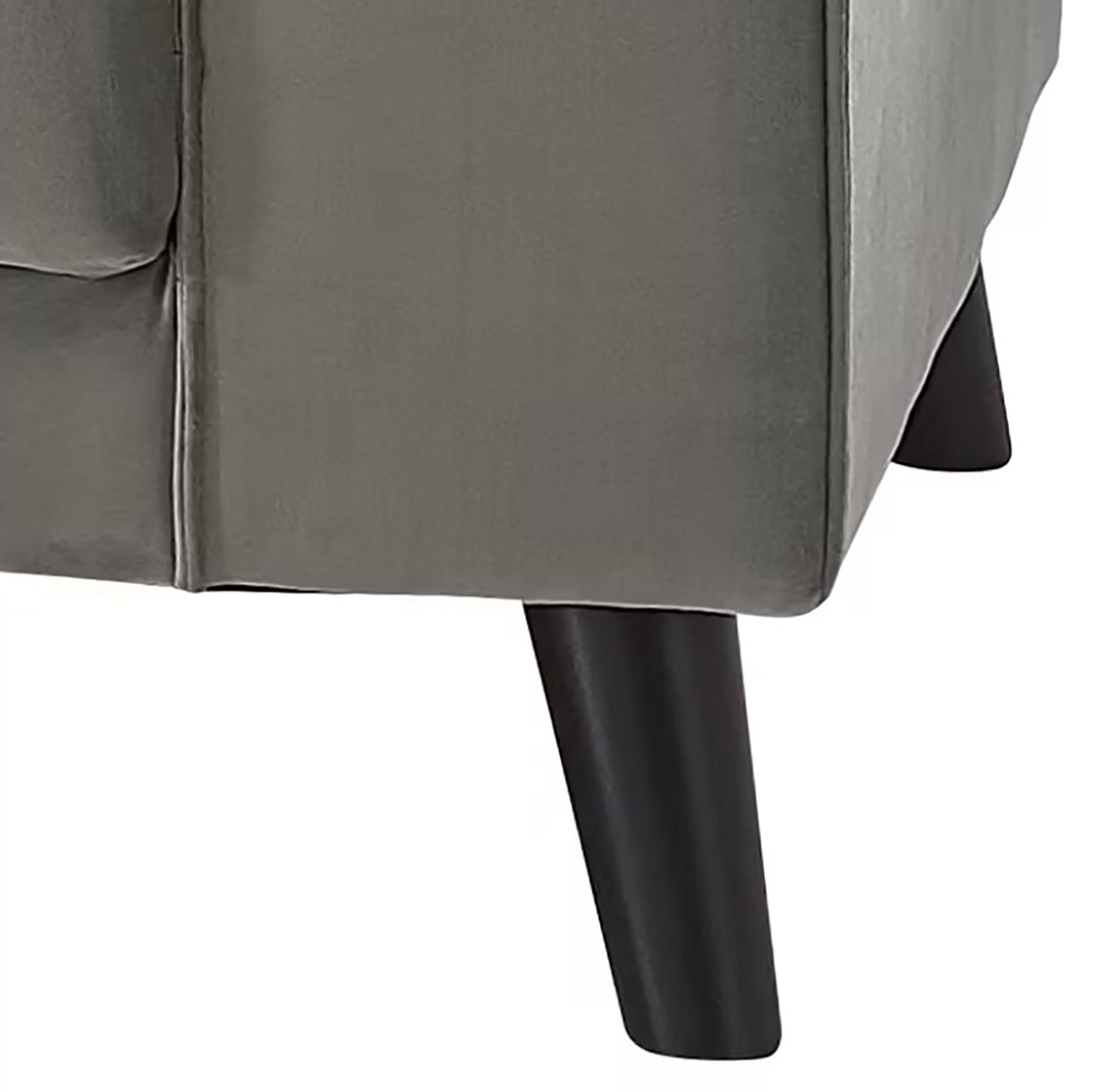 Thumbnail - Trendmanufaktur Ecksofa, Grau, Textil, Wenge, 5-Sitzer, L-Form, 291x85x201 cm, Made in Europe, Typenauswahl, Sitzqualitä...
