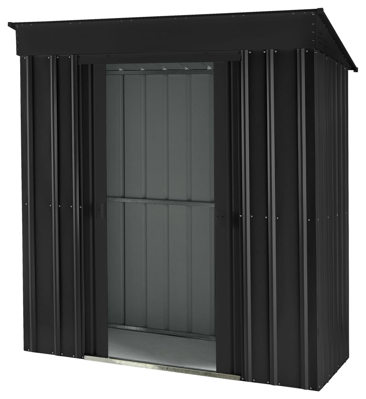 GERÄTEHAUS 180/199/124 cm  - Schwarz, Basics, Metall (180/199/124cm)