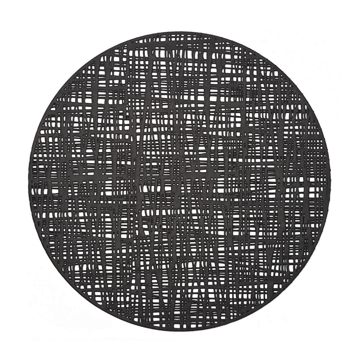 PLATZMATTE Kunststoff Schwarz  - Schwarz, Basics, Kunststoff (37,5/37,5/1cm) - Zeller Present