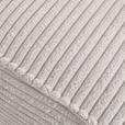 HOCKER in Textil Beige  - Beige/Schwarz, Design, Textil/Metall (60/49/53cm) - Landscape