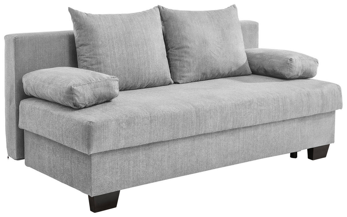 SCHLAFSOFA in Textil Hellgrau  - Hellgrau, Konventionell, Holz/Textil (200/88/102cm) - MID.YOU