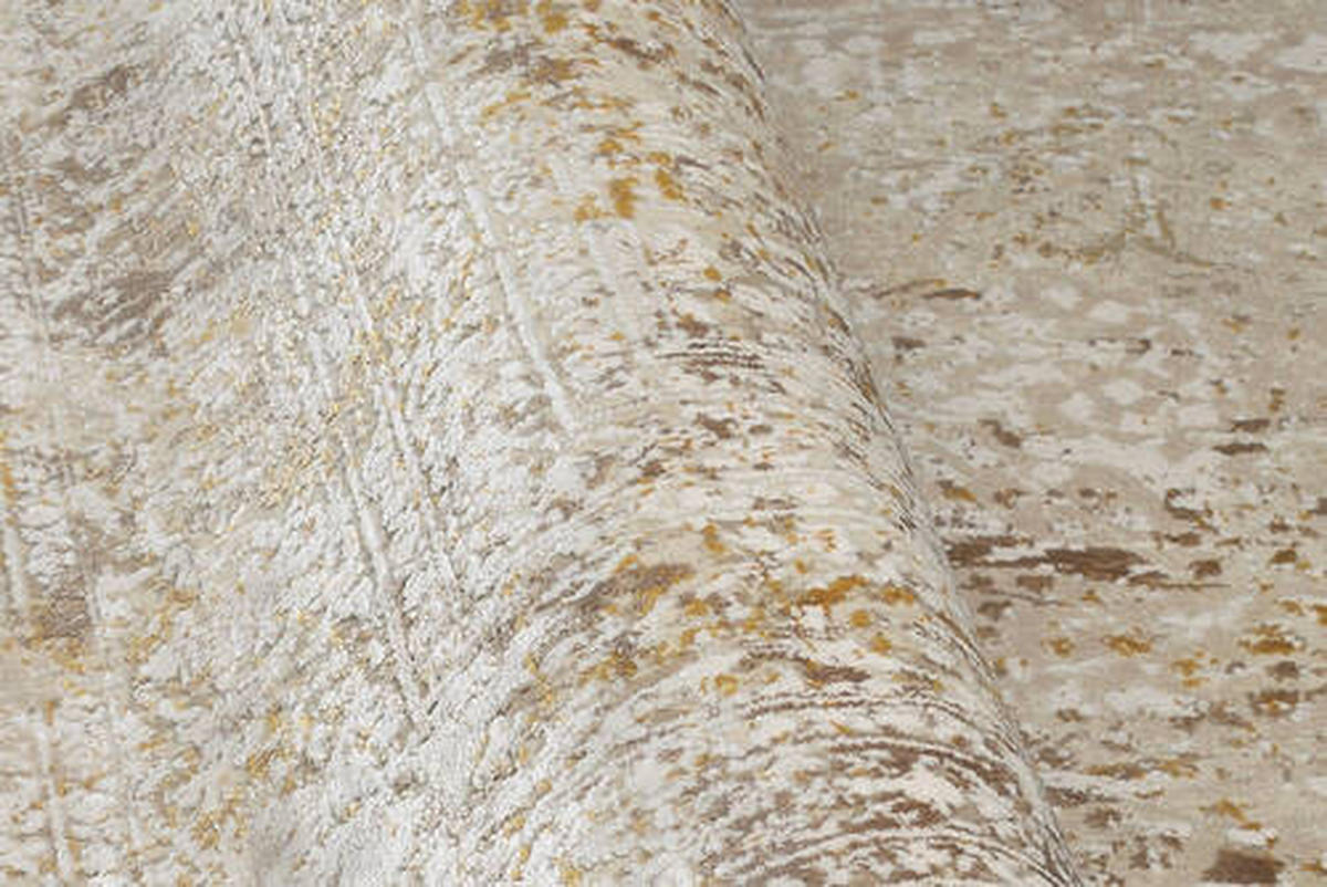 VINTAGE-TEPPICH 67/130 cm Avignon Goldfarben, Beige  - Beige/Goldfarben, Design, Textil (67/130cm) - Dieter Knoll
