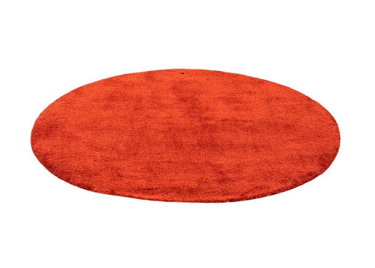 TEPIH VISOKOG FLORA  140/140 cm  boje hrđe  Cozy  - boje hrđe, Basics, tekstil (140/140cm) - Tom Tailor