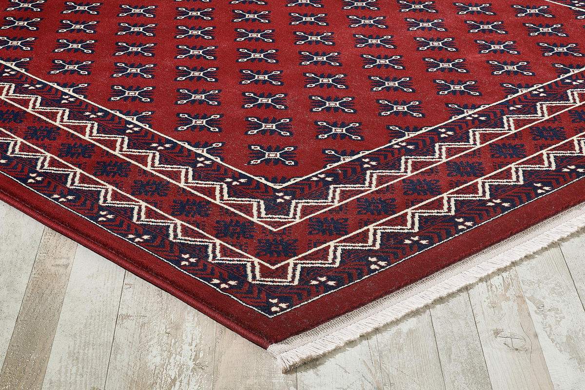 WEBTEPPICH 120/170 cm Semerkand Dunkelrot rechteckig  - Dunkelrot, LIFESTYLE, Textil (120/170cm) - Novel