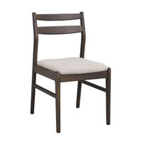 STOL   flatväv  - beige/brun, Klassisk, trä/textil (46/86/54cm) - Rowico