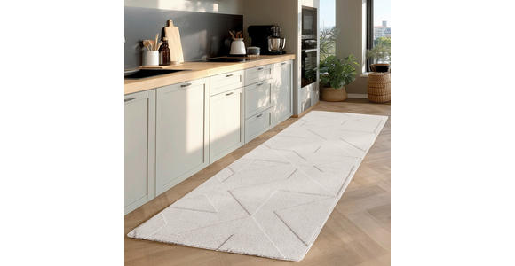 FLACHWEBETEPPICH 80/150 cm Pompei Creme  - Creme, Basics, Textil (80/150cm) - Novel