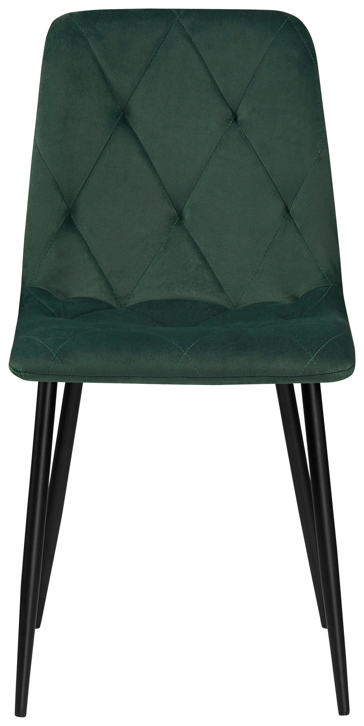 STOL, kovina, tekstil zelena, črna  - črna/zelena, Design, kovina/tekstil (43/84/56cm) - Carryhome