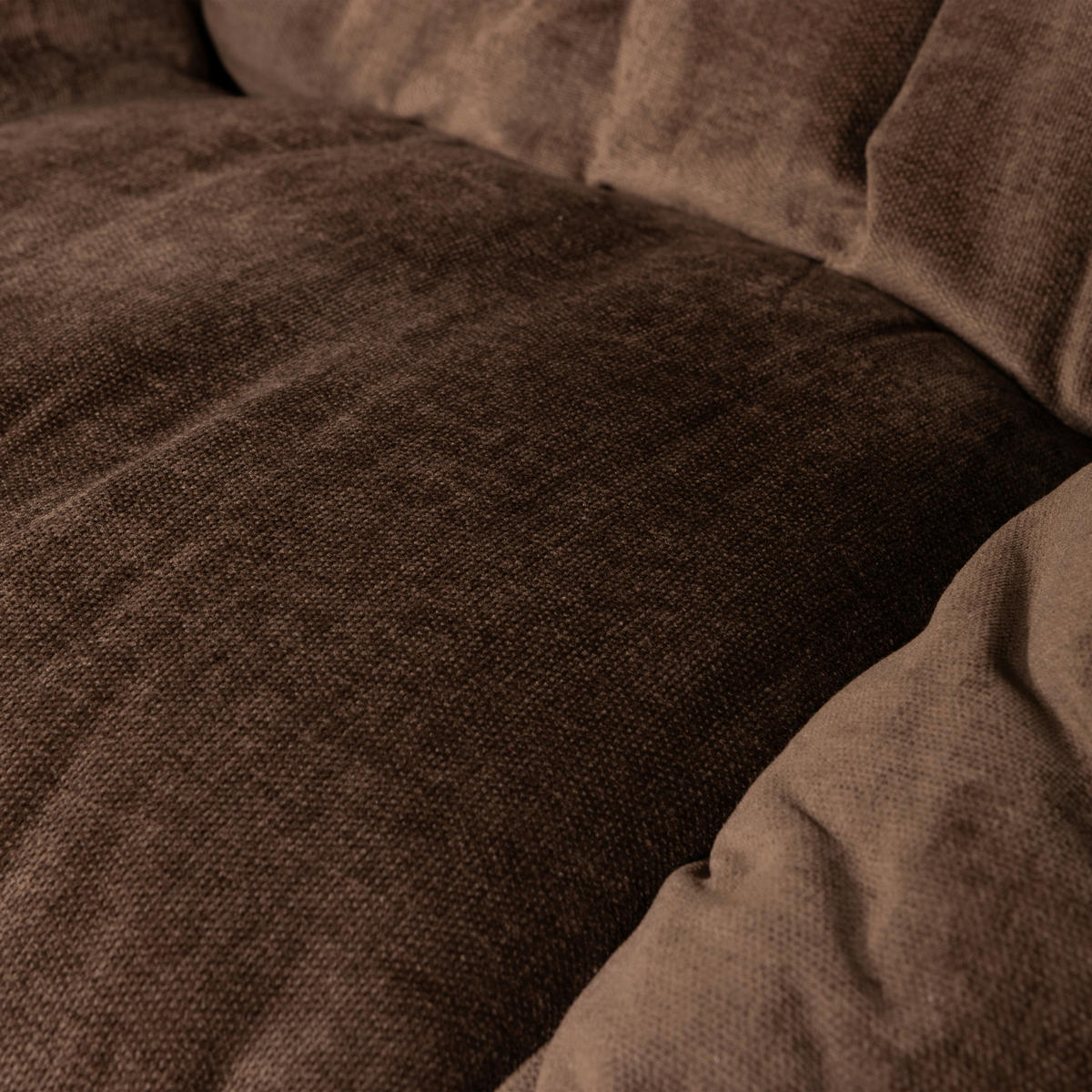 SESSELSET Webstoff    - Schwarz/Braun, Design, Textil/Metall - Livetastic