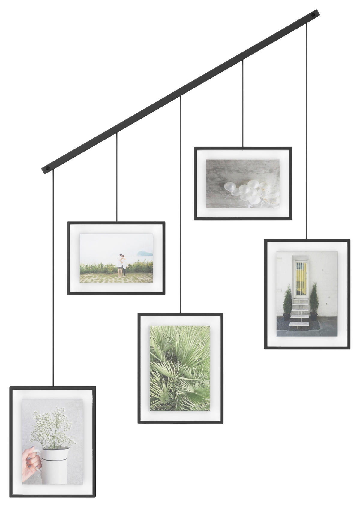 COLLAGEN-BILDERRAHMEN  Schwarz  - Schwarz, Design, Glas/Metall (79,4/3,18/69,5cm) - Umbra