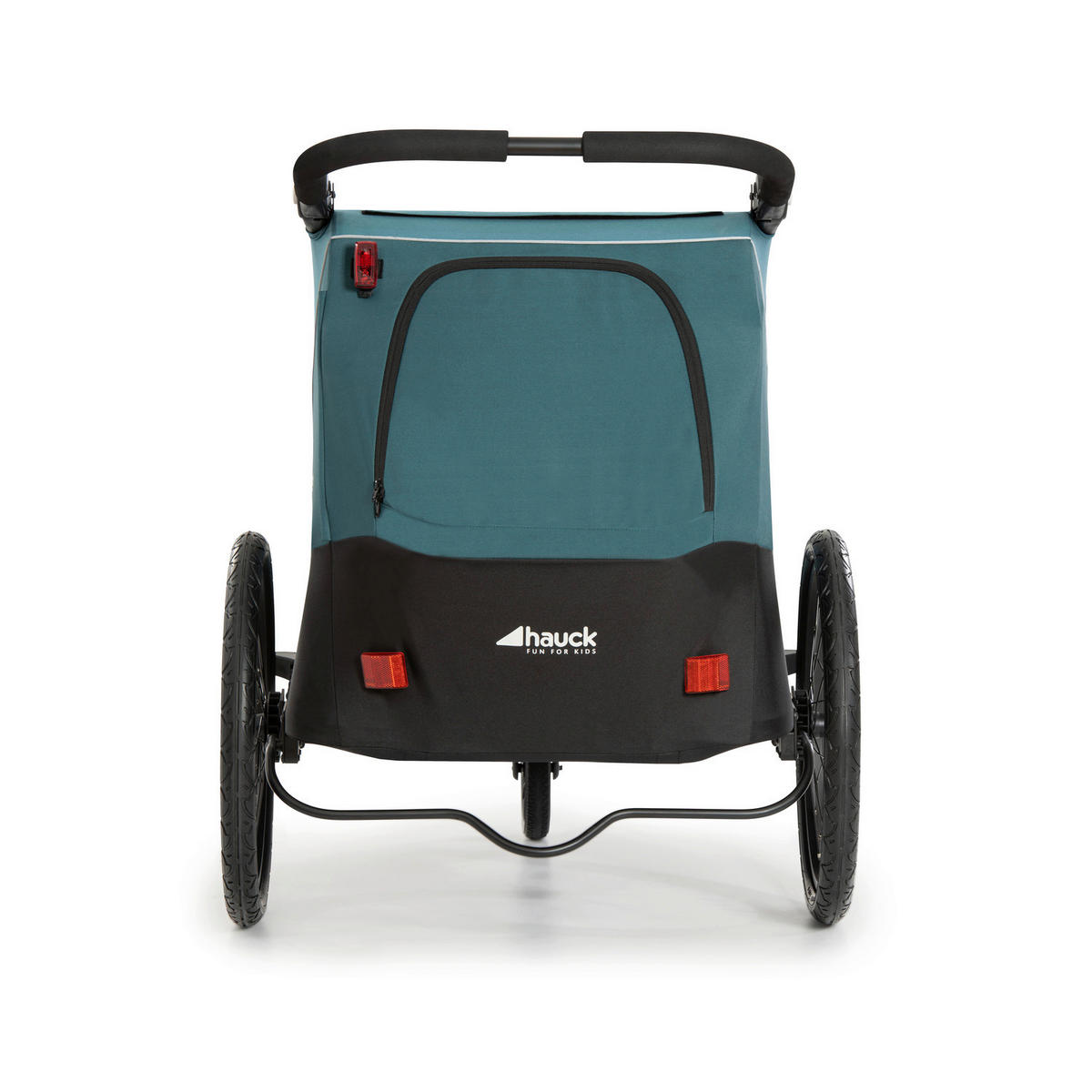 FAHRRADANHÄNGER   Dryk Duo  - Türkis, Basics, Kunststoff/Textil (79/99/118cm) - Hauck