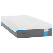 Polyurethanschaumkern Matratze 90/200 cm - Weiß/Grau, Basics, Textil (90/200cm) - Tempur
