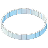 POOL-ISOLATIONSSET 460 cm  - Weiß, Basics, Kunststoff (460cm)