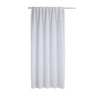 FERTIGVORHANG halbtransparent  - Weiß, Basics, Textil (135/245cm)