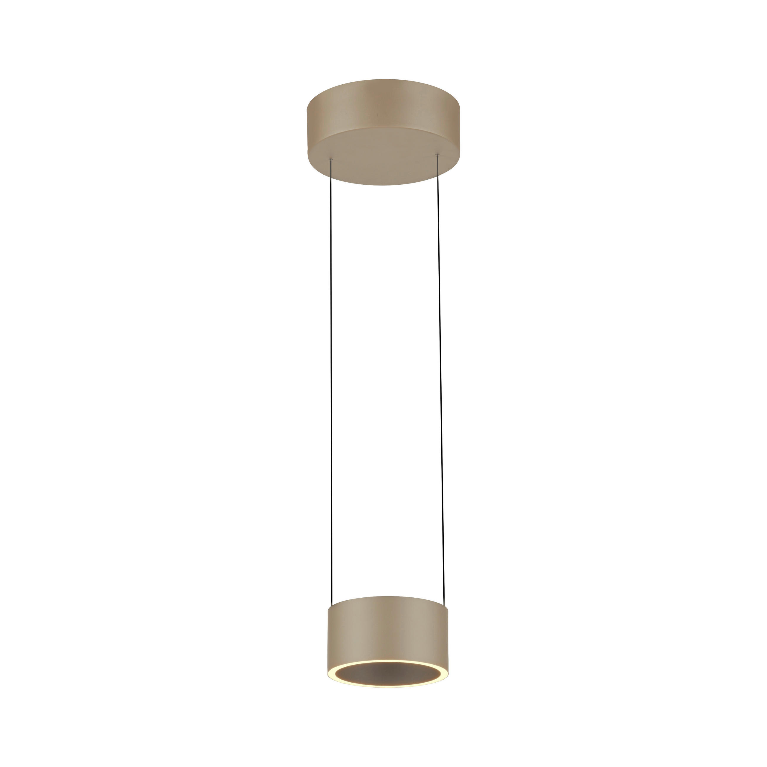 LED-HÄNGELEUCHTE 20/20/180 cm    - Bronzefarben, Basics, Kunststoff/Metall (20/20/180cm) - Paul Neuhaus