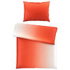 BETTWÄSCHE KALIO Satin 140/200 cm  - Orange/Weiß, KONVENTIONELL, Textil (140/200cm) - Esposa