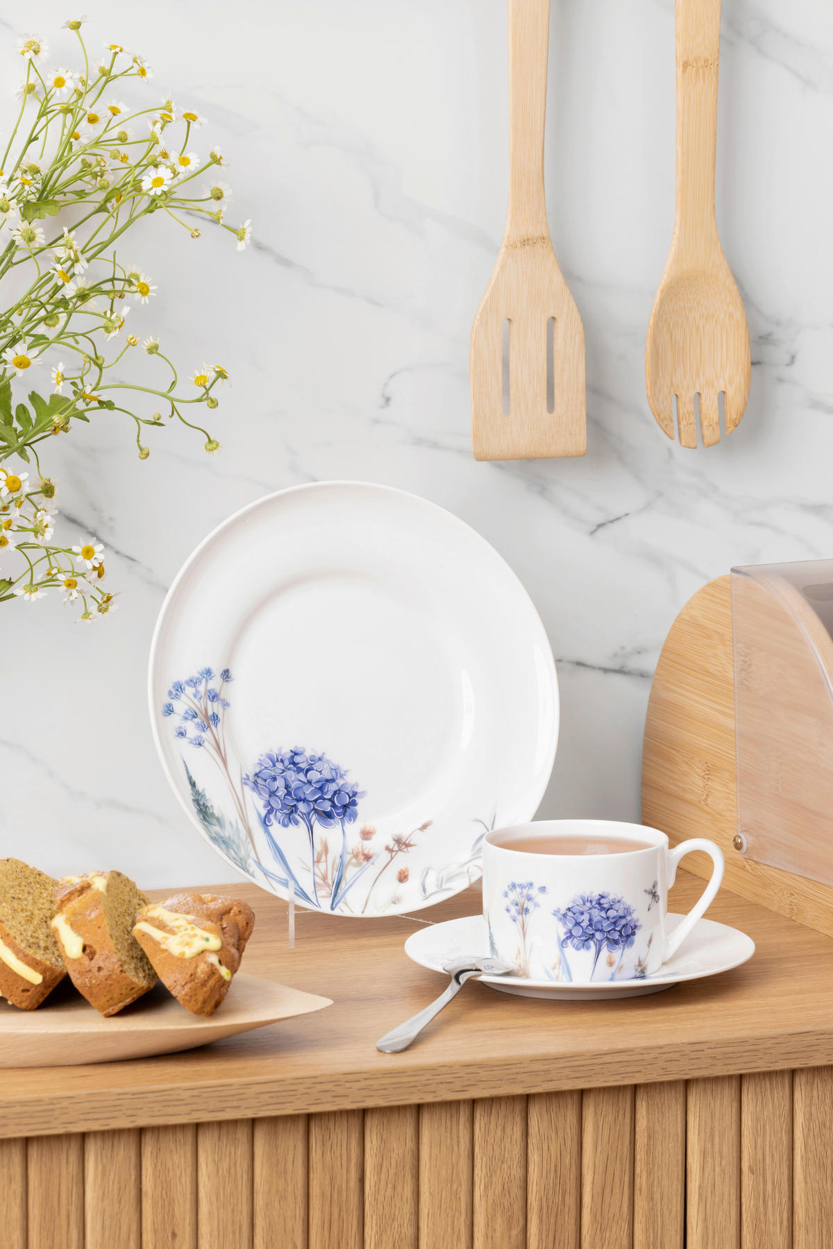 SERVIS ZA KAVU    Fiore  - višebojno, Trend, keramika - Novel