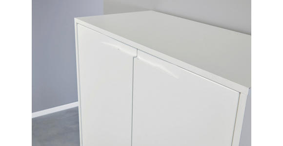 BARSCHRANK Weiß - Schwarz/Weiß, Design, Glas/Holzwerkstoff (80/157/38cm) - Xora