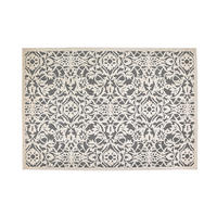 OUTDOORTEPPICH  für Terrasse und Balkon 160/230 cm Serina Grau, Weiß  - Weiß/Grau, Basics, Kunststoff (160/230cm) - Astra