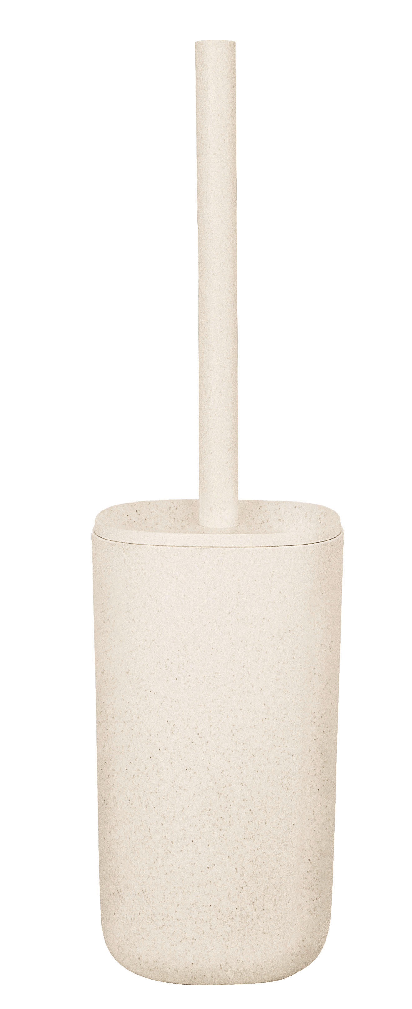 WC SADA - ŠTĚTKA A DRŽÁK - barvy hliníku/béžová, Basics, plast (10,6/39/10,6cm) - Kleine Wolke