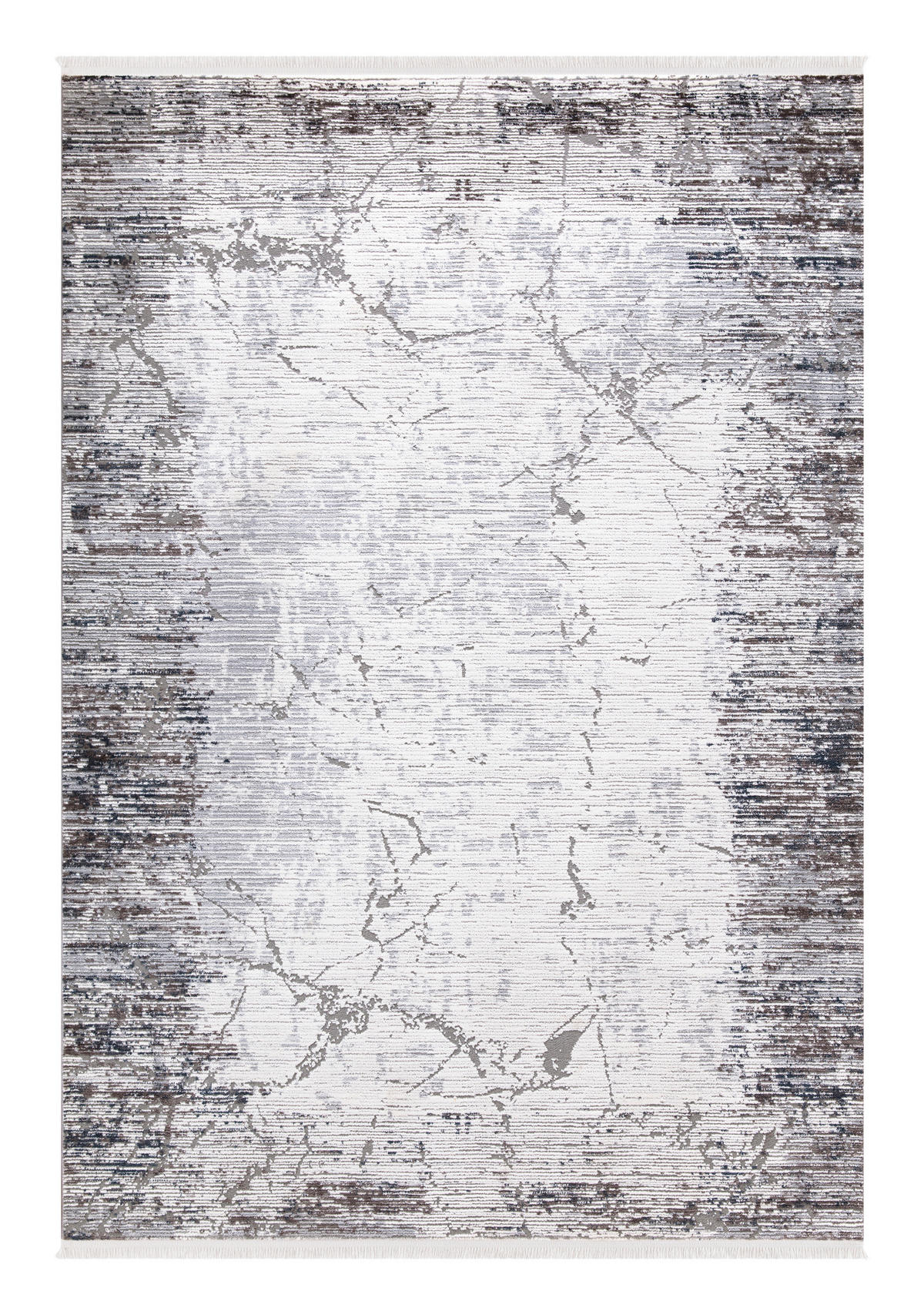 VINTAGE-TEPPICH 160/230 cm Royal Harmony Braun, Grau, Weiß  - Braun/Weiß, LIFESTYLE, Textil (160/230cm) - Novel
