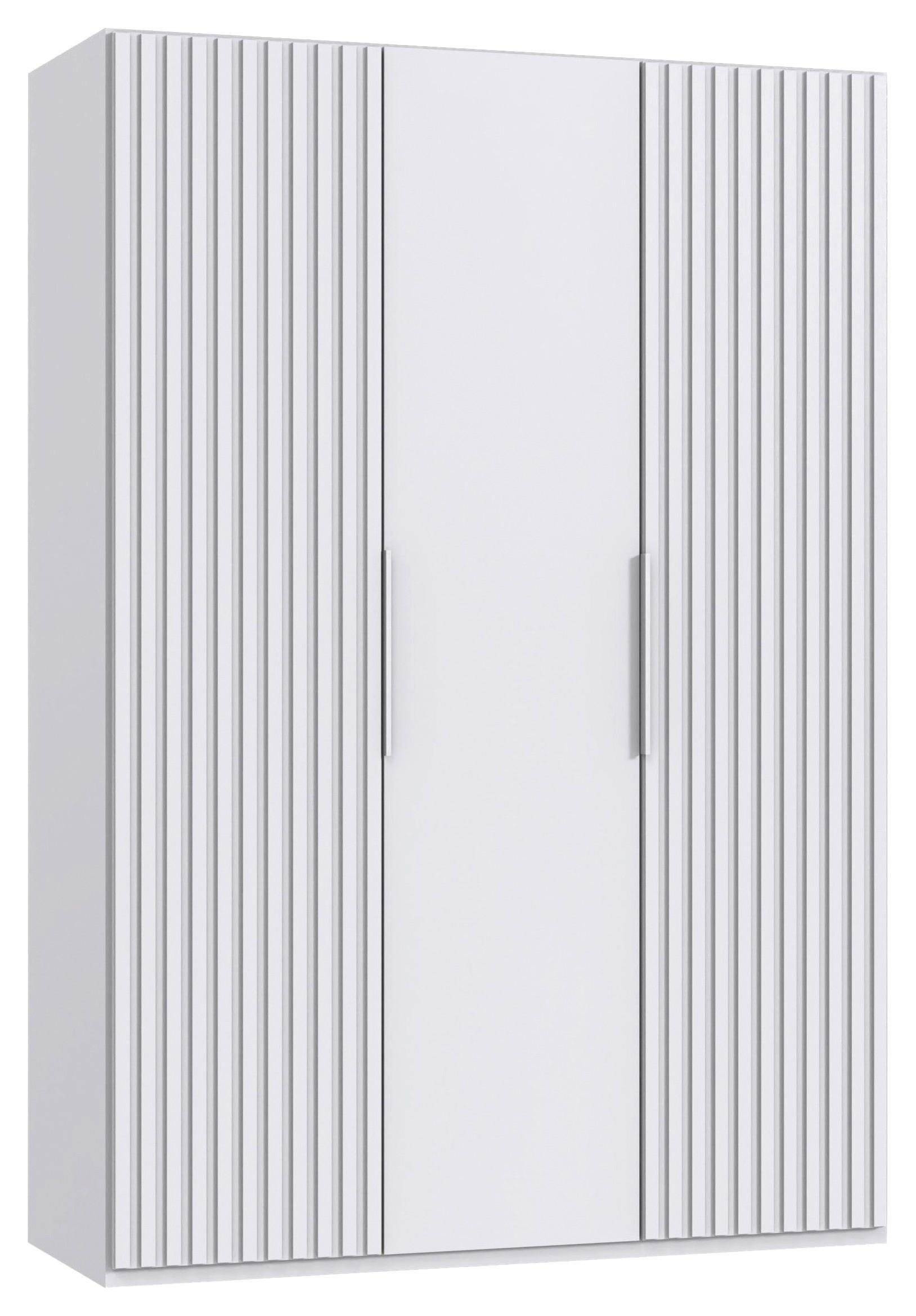 Drehtürenschrank Andorra Weiß B: 150 cm