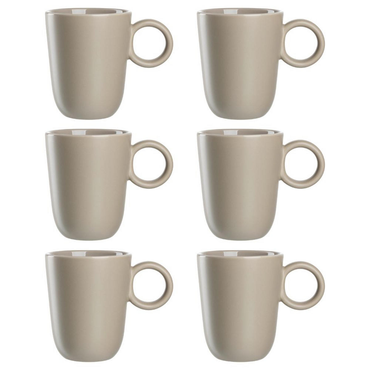 TASSE ROMA   400,00 ml  - Beige, KONVENTIONELL, Keramik (13,30/11,00/8,80cm) - Leonardo