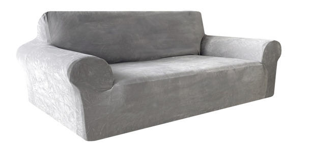PREVLEKA ZA TROSED - siva, Basics, tekstil (190/230cm)