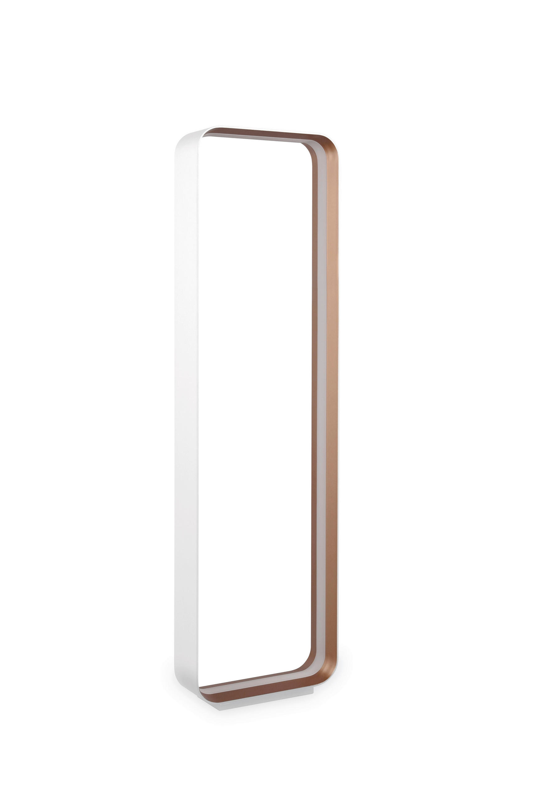 Cinque Led-Stehleuchte Cizione Braun, Weiß 10x109x30 cm