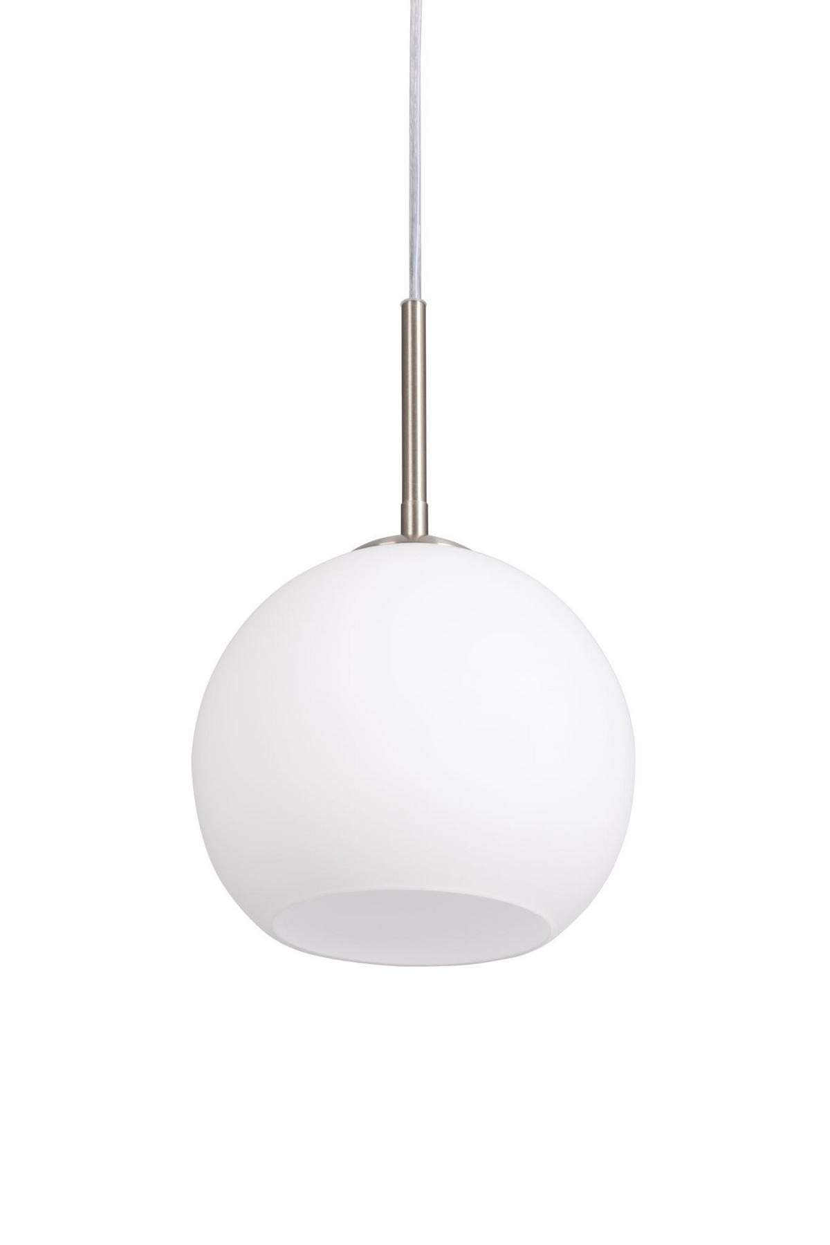 HÄNGELEUCHTE Leonie 110/20/150 cm   - Opal, Basics, Glas/Metall (110/20/150cm) - Novel