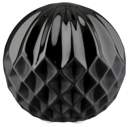 DEKORATIONSKULA - svart, Trend, keramik (10/11cm) - Ambia Home