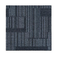 TEPPICHFLIESE Linz 50/50 cm in Anthrazit, Hellblau  - Anthrazit/Hellblau, Basics, Kunststoff (50/50cm) - Esposa