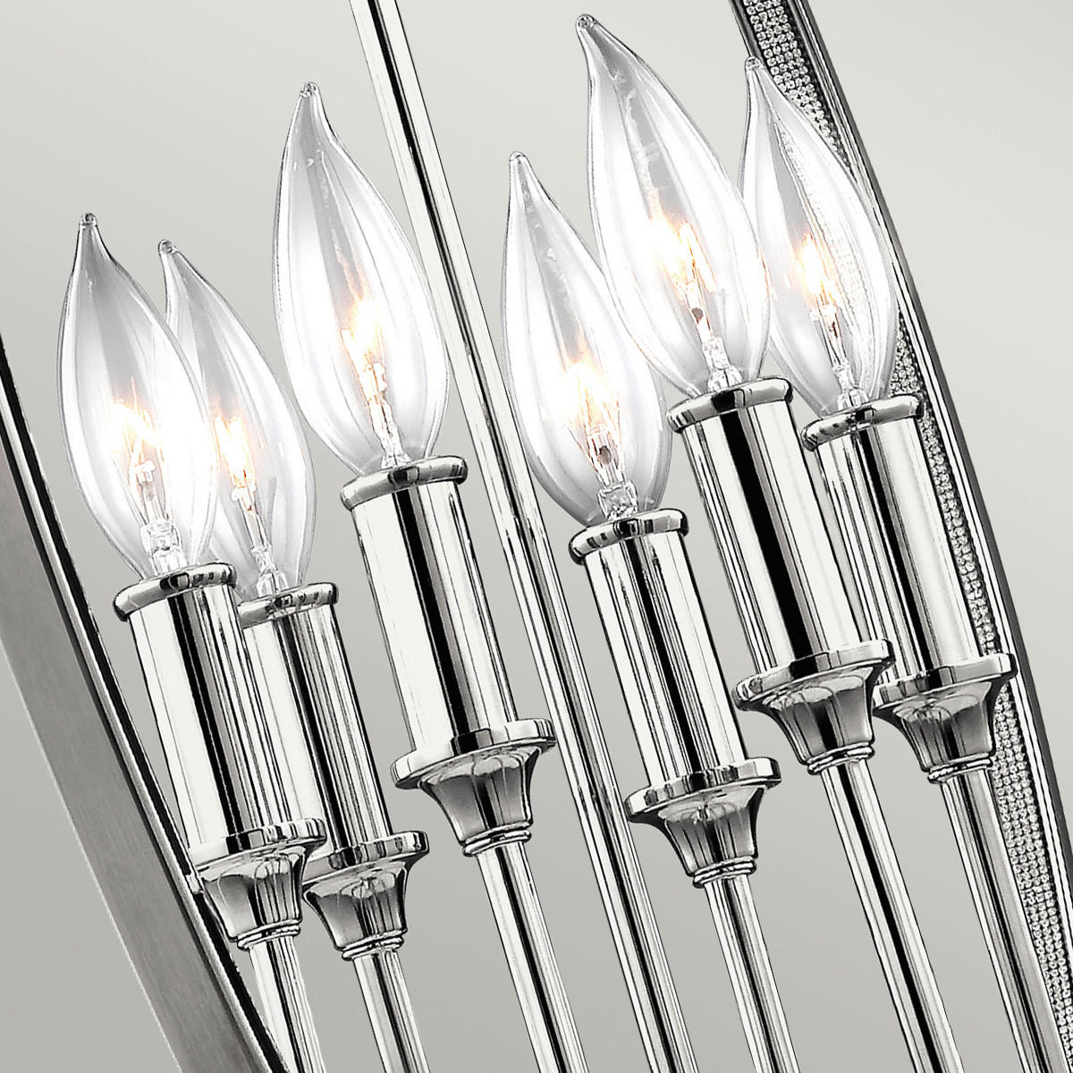 HÄNGLAMPA Elstead Corinne 62.2/86.4 cm  - nickelfärgad, Klassisk, metall (62.2/86.4cm) - Elstead Lighting