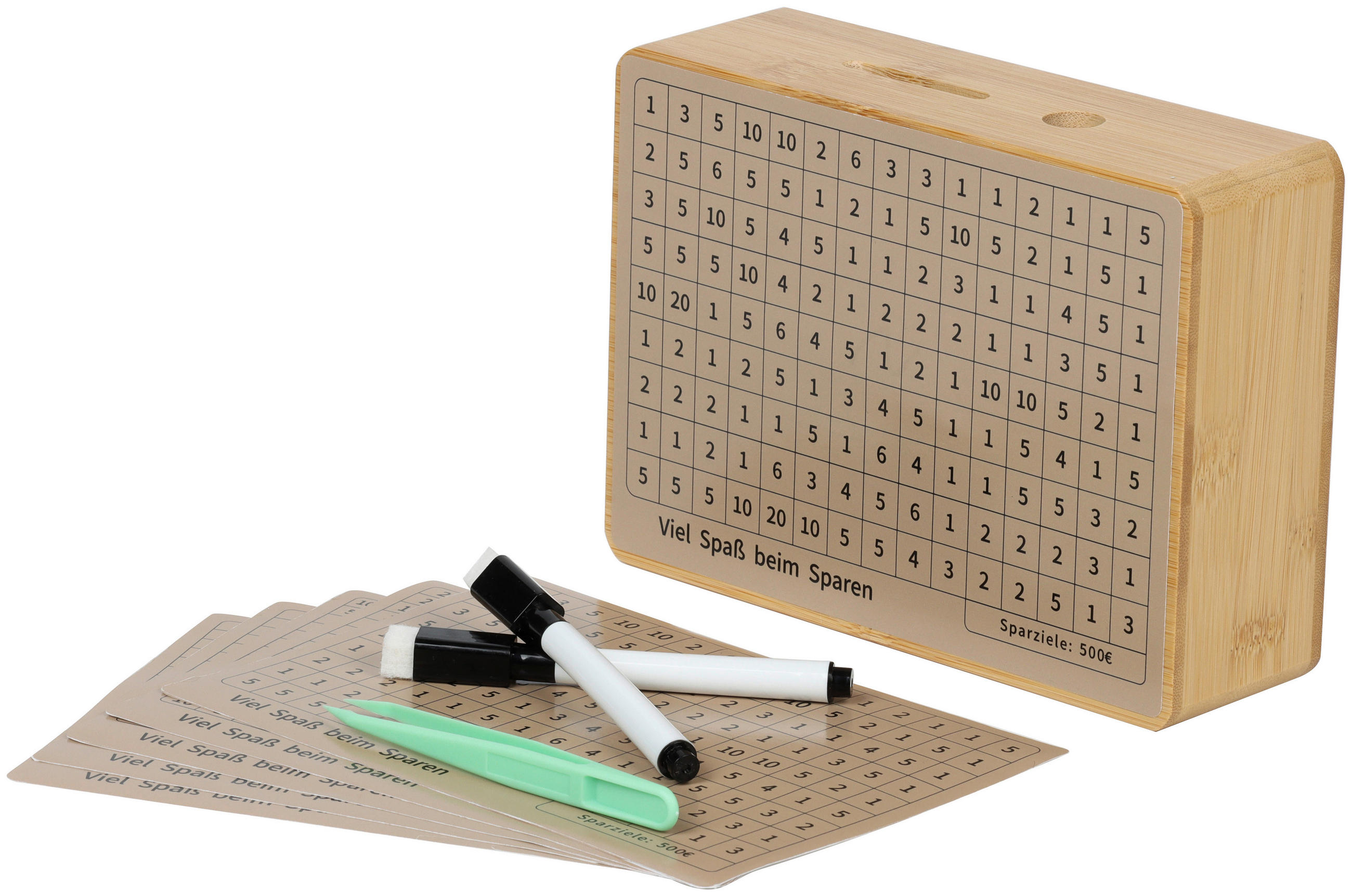 SPARDOSE - Naturfarben, Basics, Holz/Papier (14/19/5,67cm)