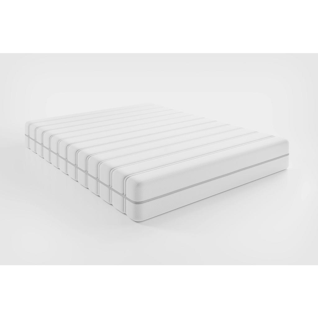 Thumbnail - Livetastic Taschenfederkernmatratze Moon H4/H5, Weiß, Textil, H4 + H5, Füllung: Schaumstoff, Taschenfederkern, 90x200 cm...