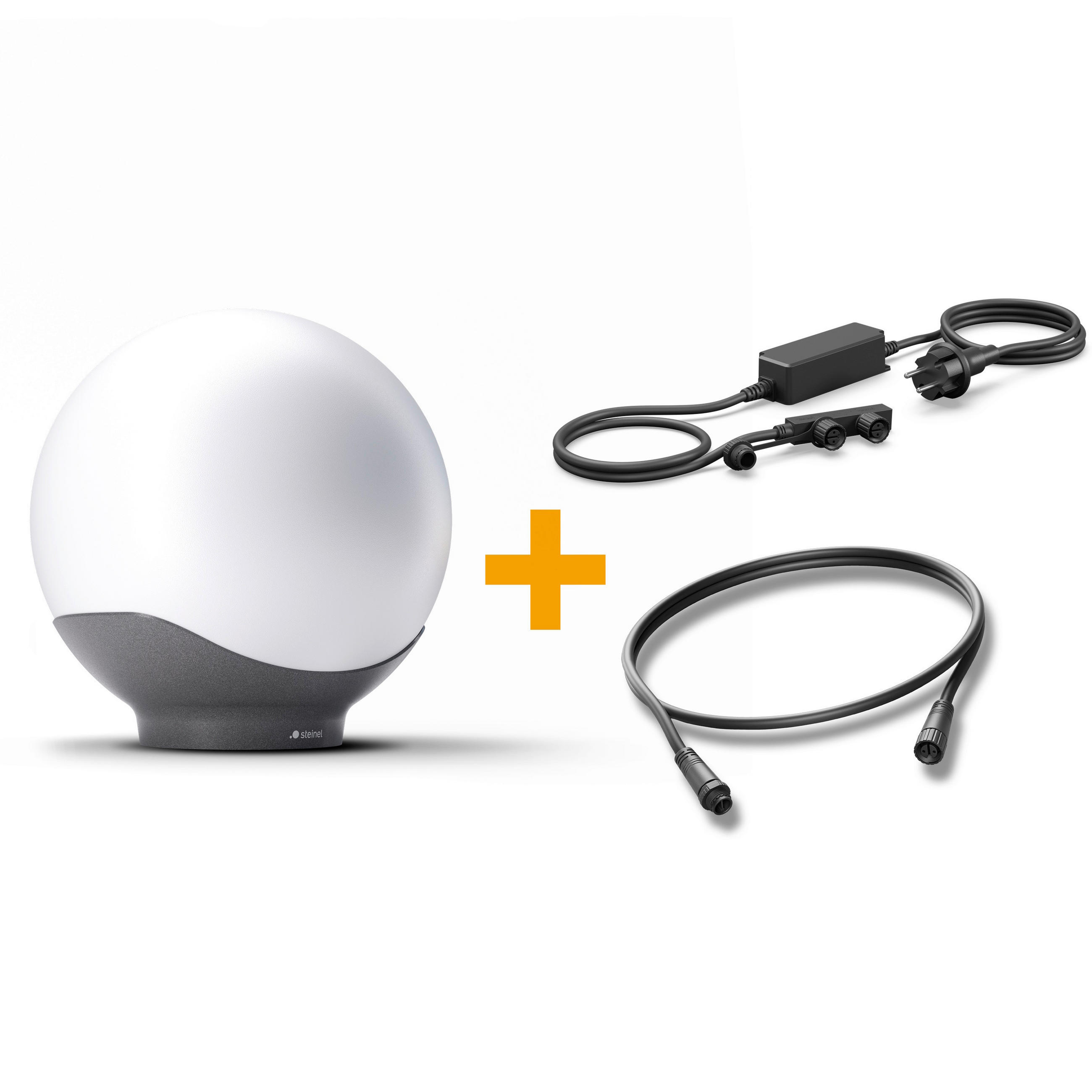AUSSENLEUCHTE 24V Garten-Lichtsystem 40/41,1/40 cm  - Anthrazit/Weiß, Trend, Kunststoff (40/41,1/40cm) - Steinel