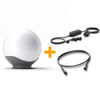 AUSSENLEUCHTE 24V Garten-Lichtsystem 40/41,1/40 cm  - Anthrazit/Weiß, Trend, Kunststoff (40/41,1/40cm) - Steinel