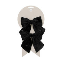 VISEĆA DEKORACIJA - crna, Osnovno, plastika (13/12cm) - X-Mas